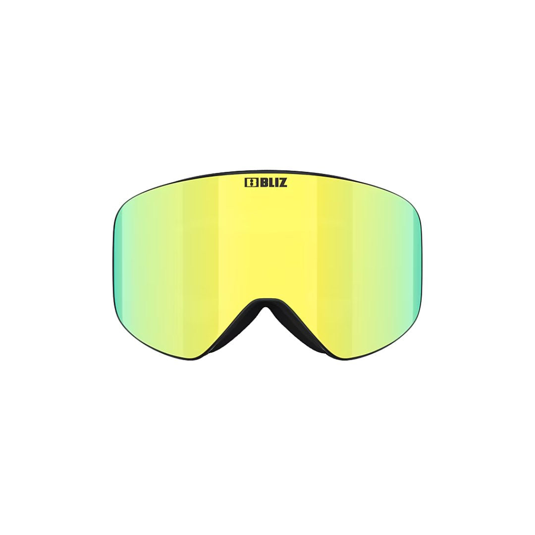 Bliz Flow - Matt Black With Gold Lens