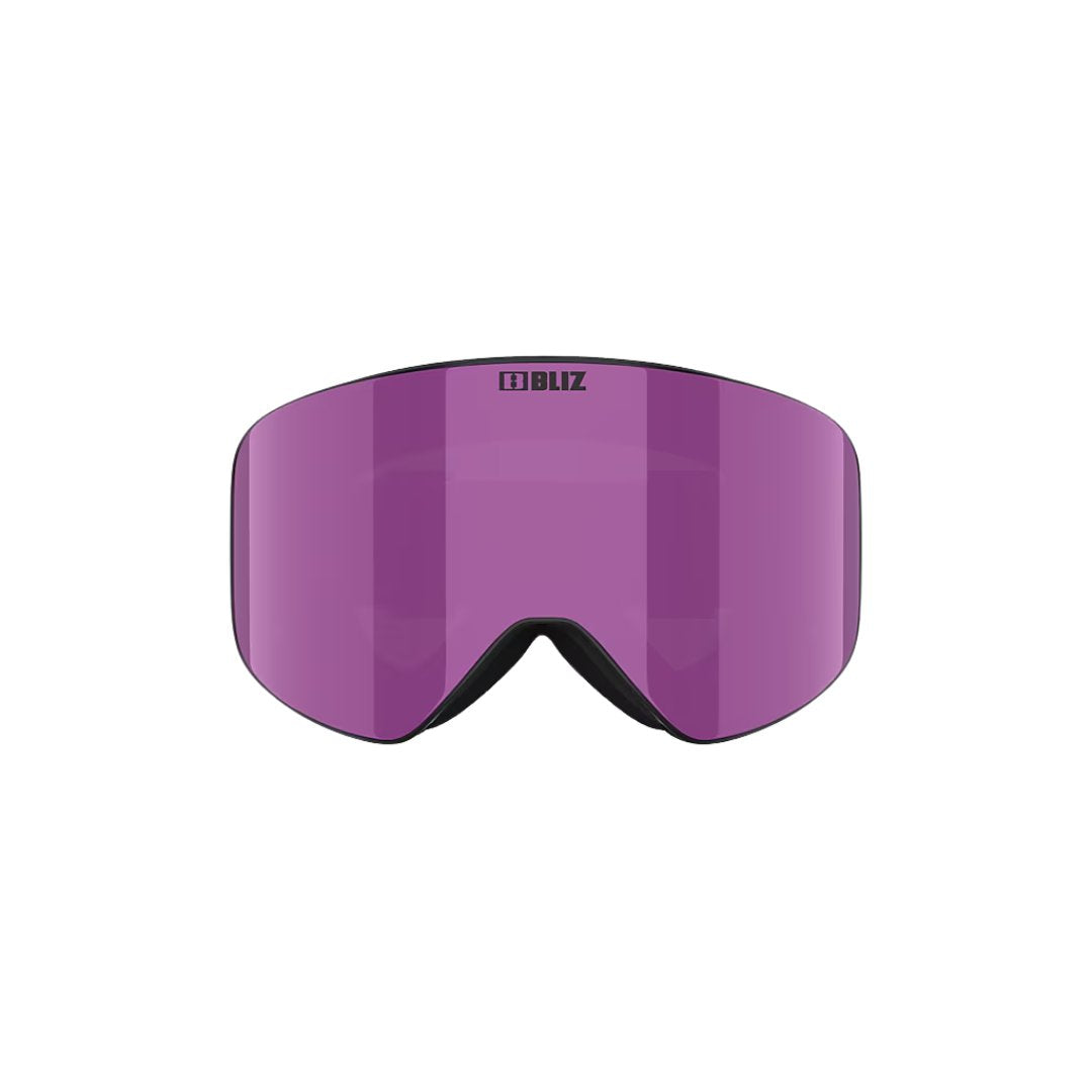 Bliz Flow - Matt Black With Ice Pink Lens