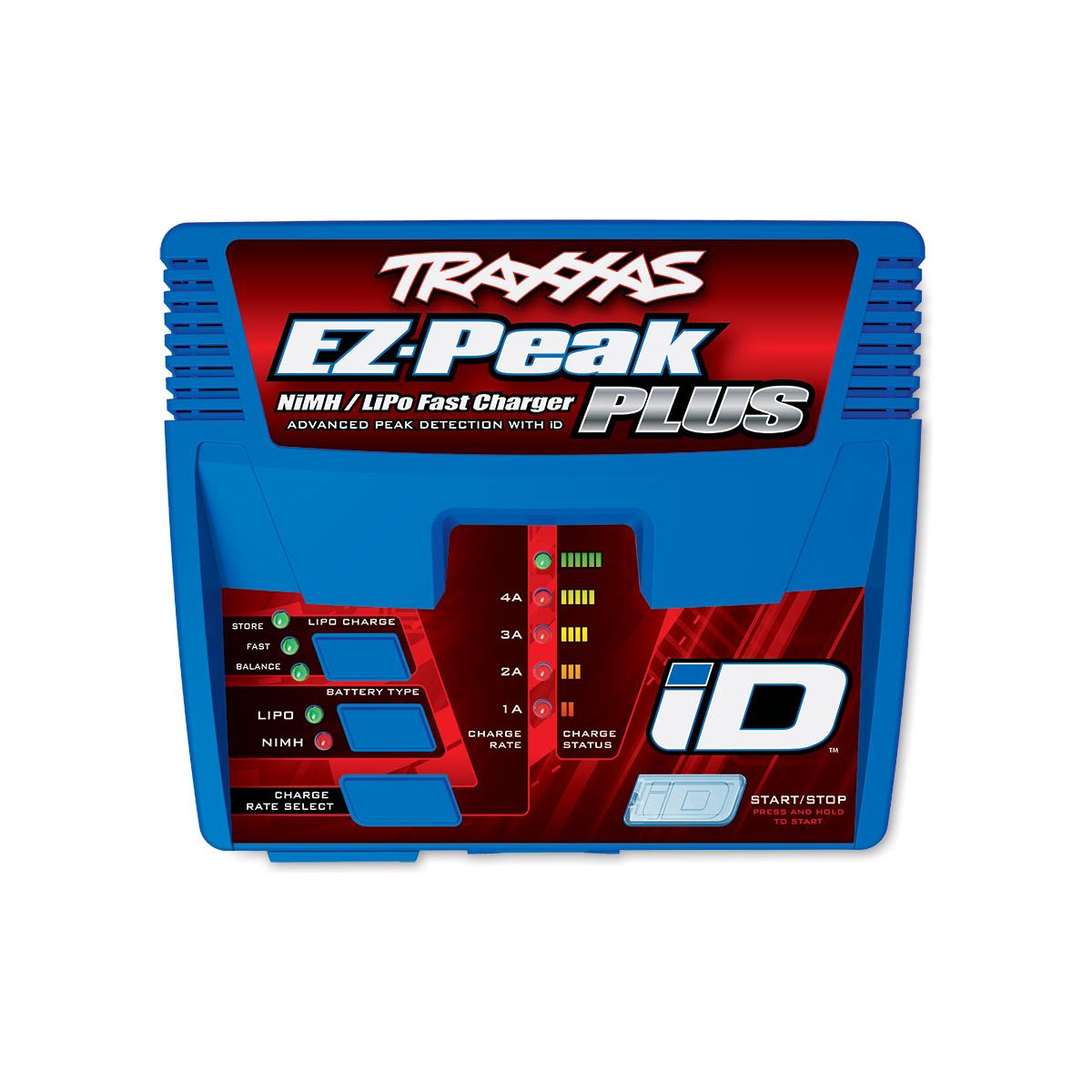 TRAXXAS EZ-Peak Plus 4A NiMH/LiPo 2-3S Charger Auto ID