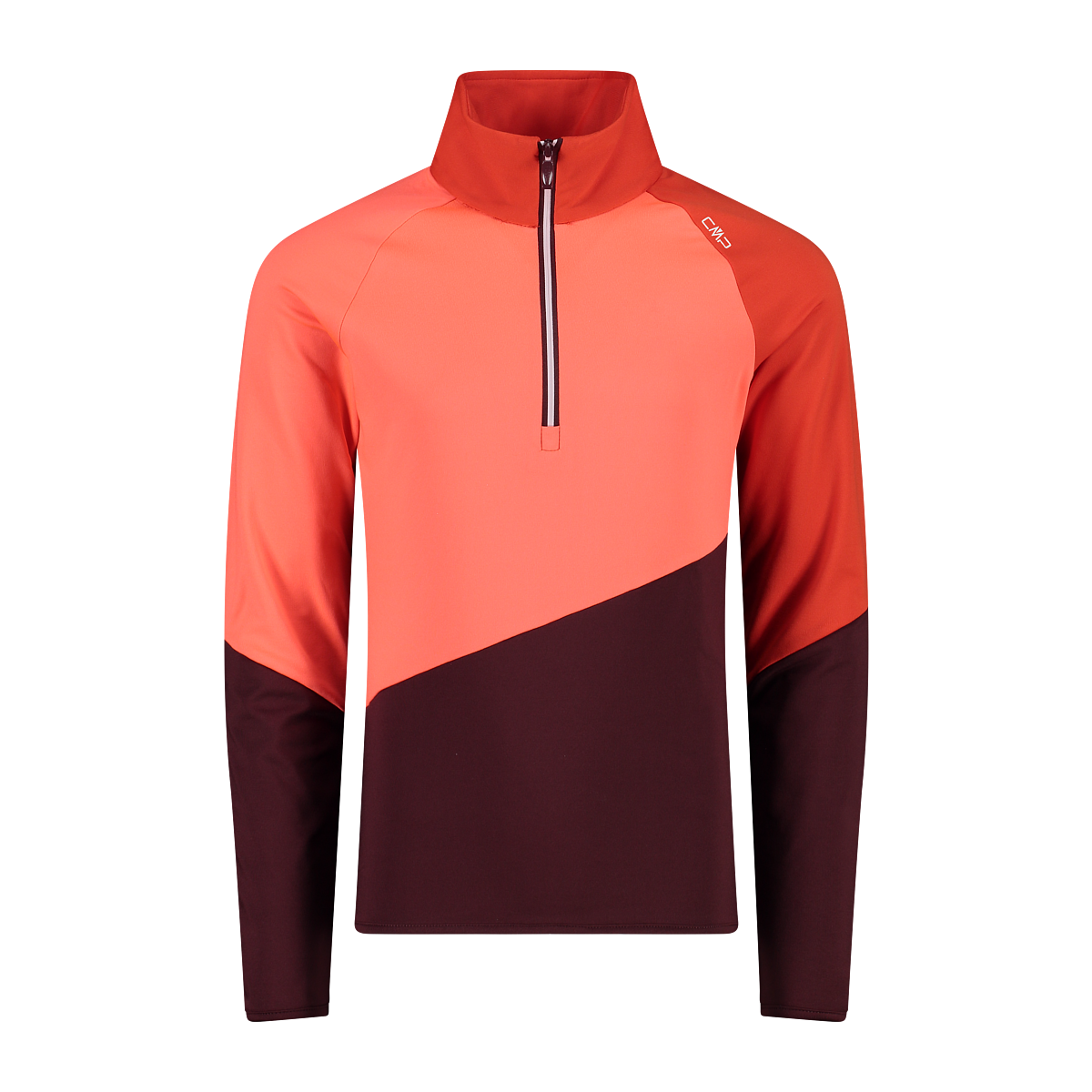CMP softech half-zip turtle neck - rauð