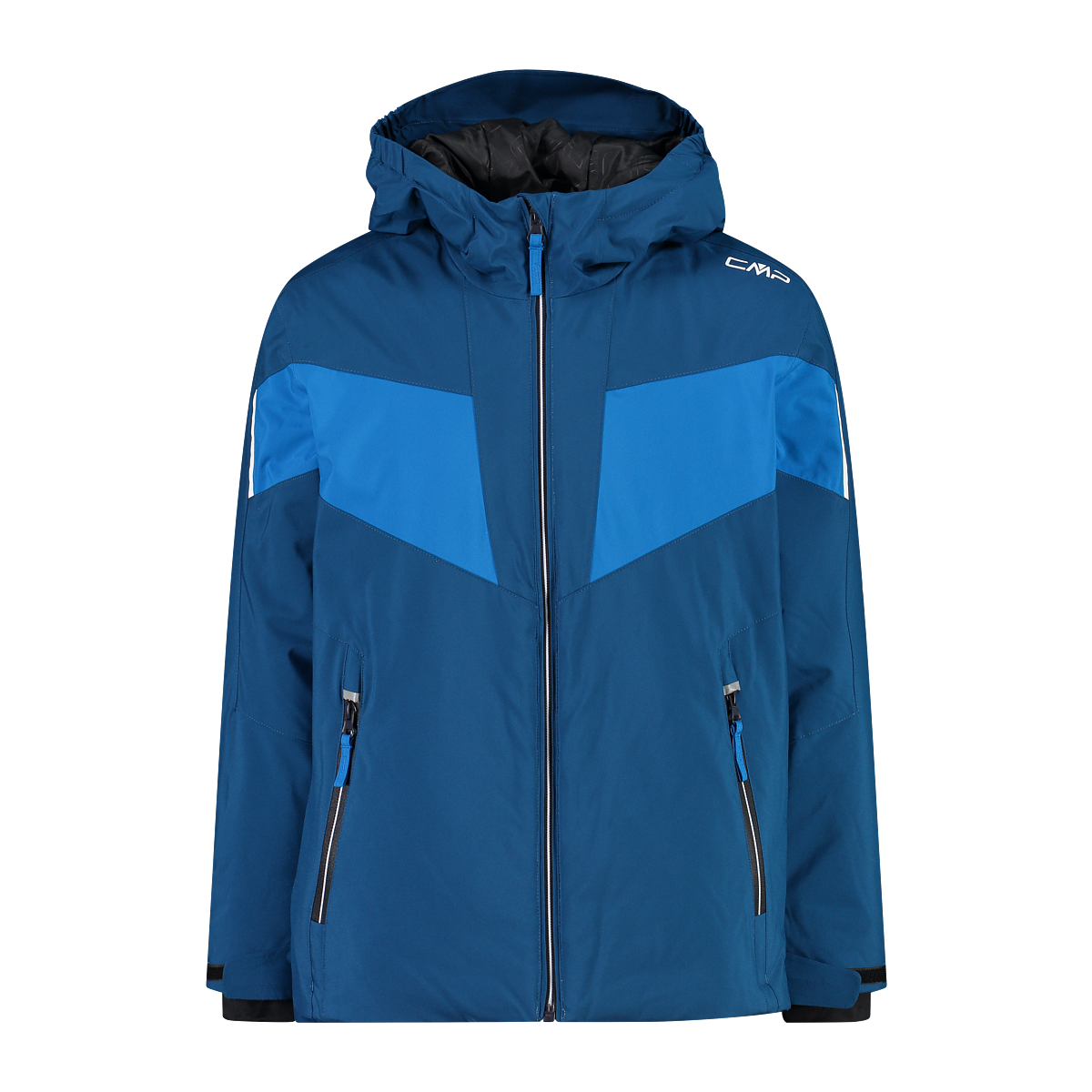 CMP color block twill ski jacket - Blár