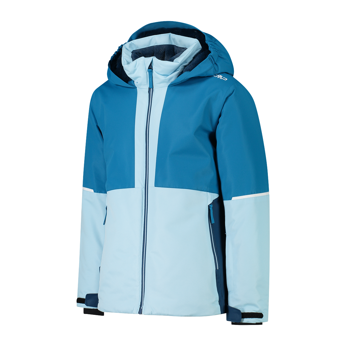 CMP color block twill ski jacket - Blár