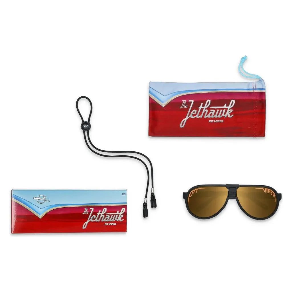 Pit Viper The Exec Polarized Gold Jethawk