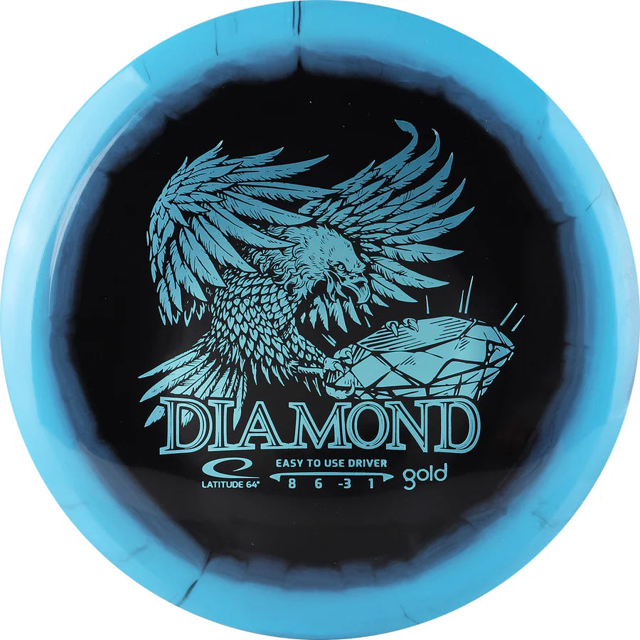 Gold Orbit Diamond - Inverted Stamp (B2B)