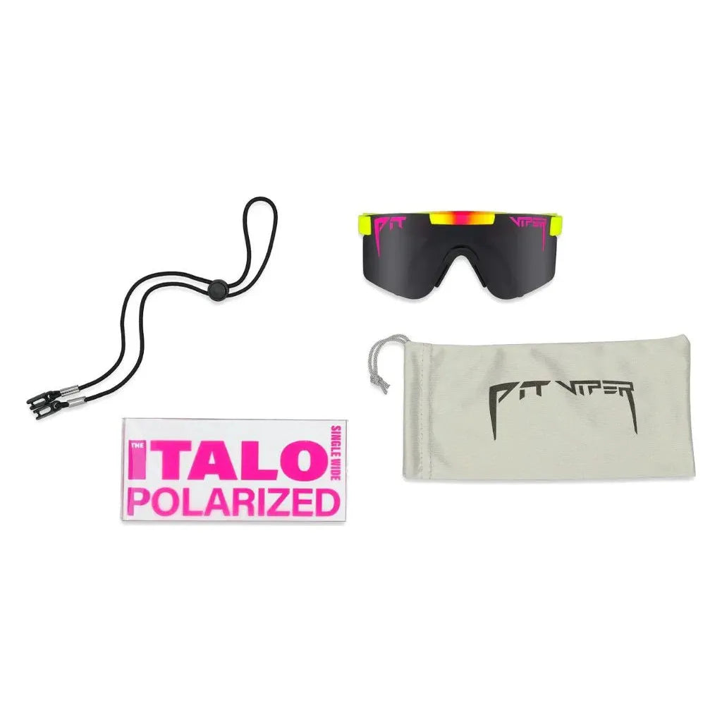 Pit Viper The Italo Polarized Smoke Single Wide