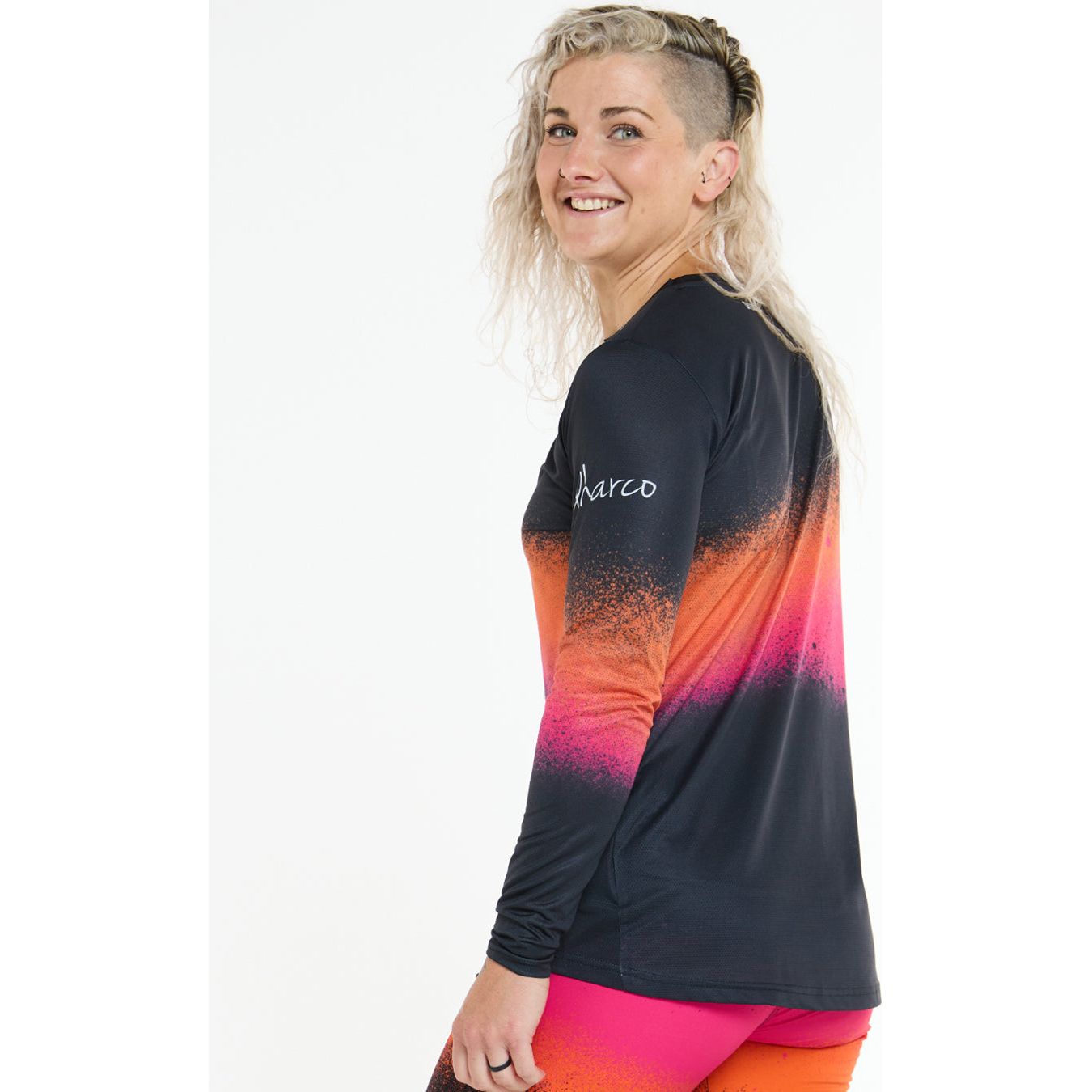 Dharco Women Race Jersey - Black Snake