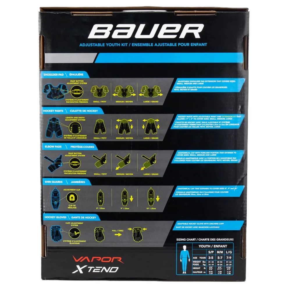 Bauer Vapor Xtend Youth Kit