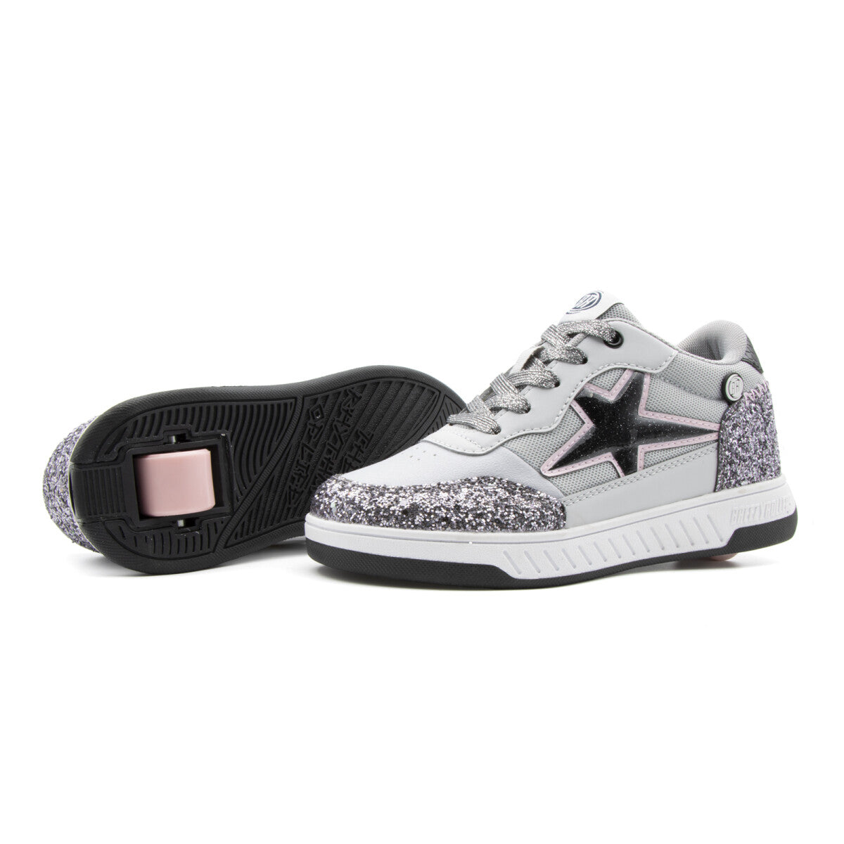Breezy Rollers - Silver/Grey