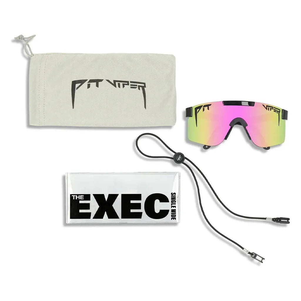 Pit Viper The Exec Polarized Pink Single Wide