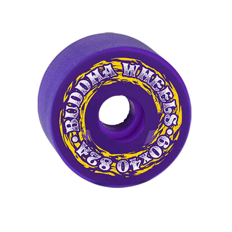 Budha Wheels - Fjólublá dekk 60x40 mm