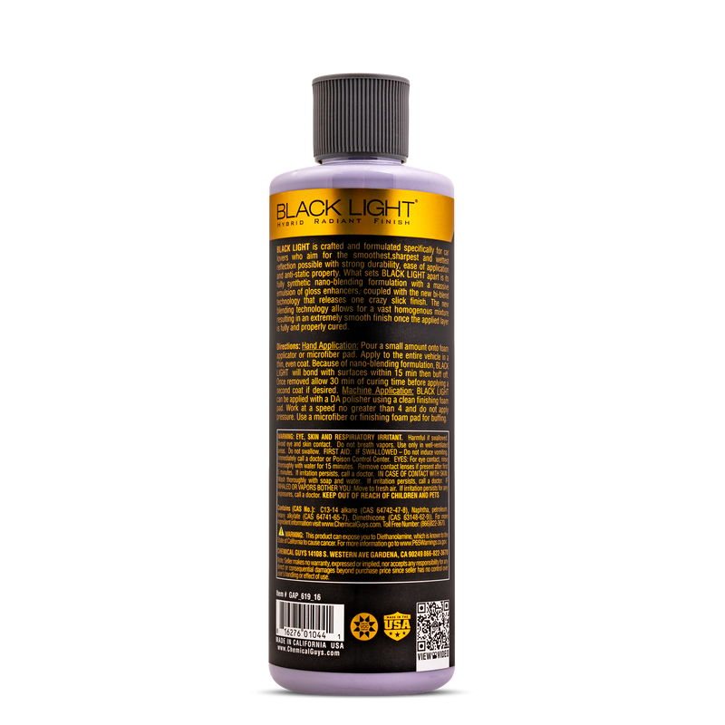 CHEMICAL GUYS BLACK LIGHT GLJÁI/SEALANT