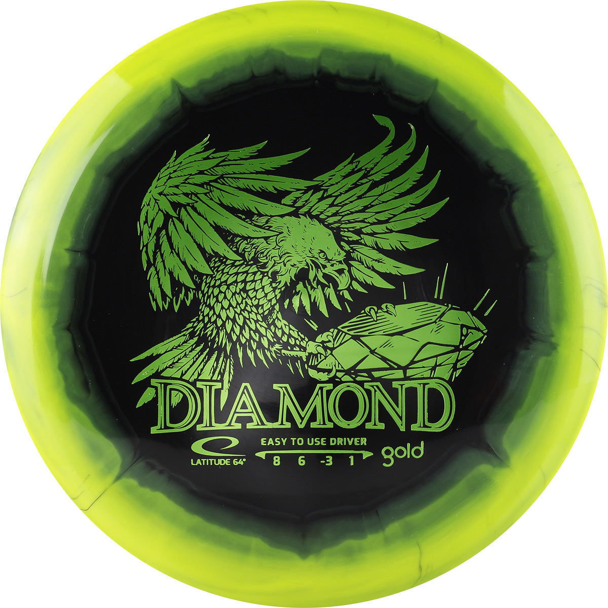 GOLD ORBIT DIAMOND - INVERTED STAMP