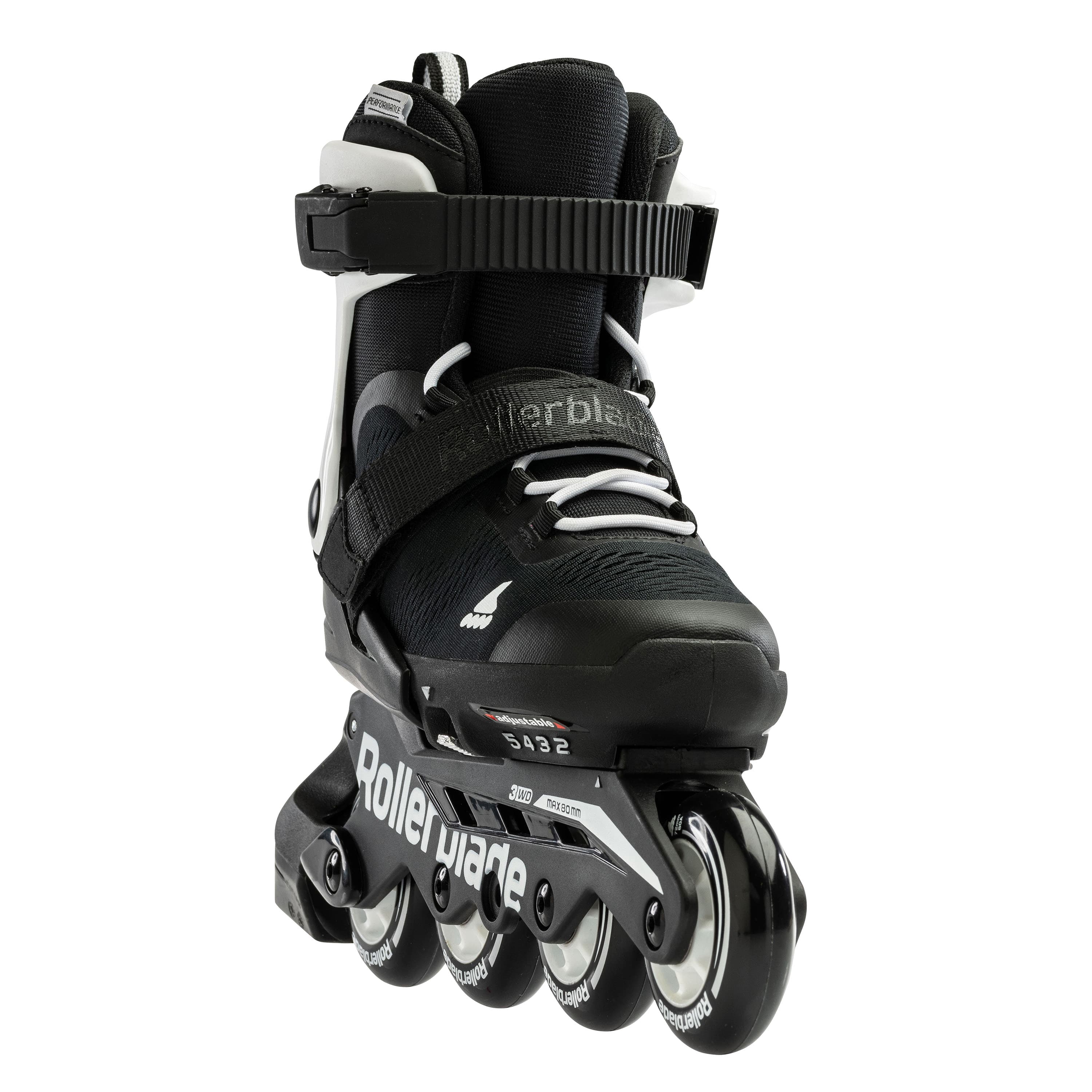 Rollerblade Microblade Stækkanlegir Línuskautar - Svartur