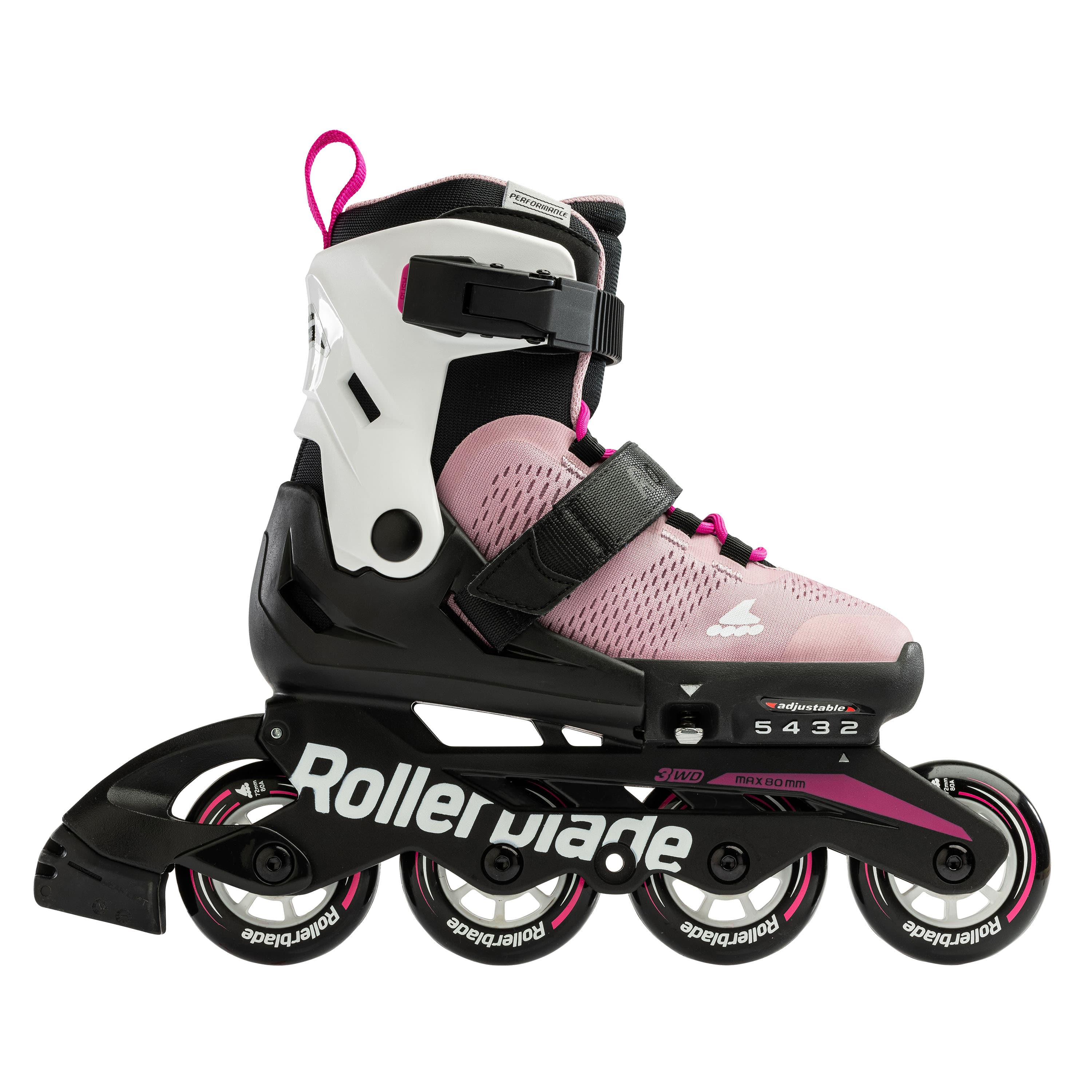 Rollerblade Microblade Stækkanlegir Línuskautar - Bleikur