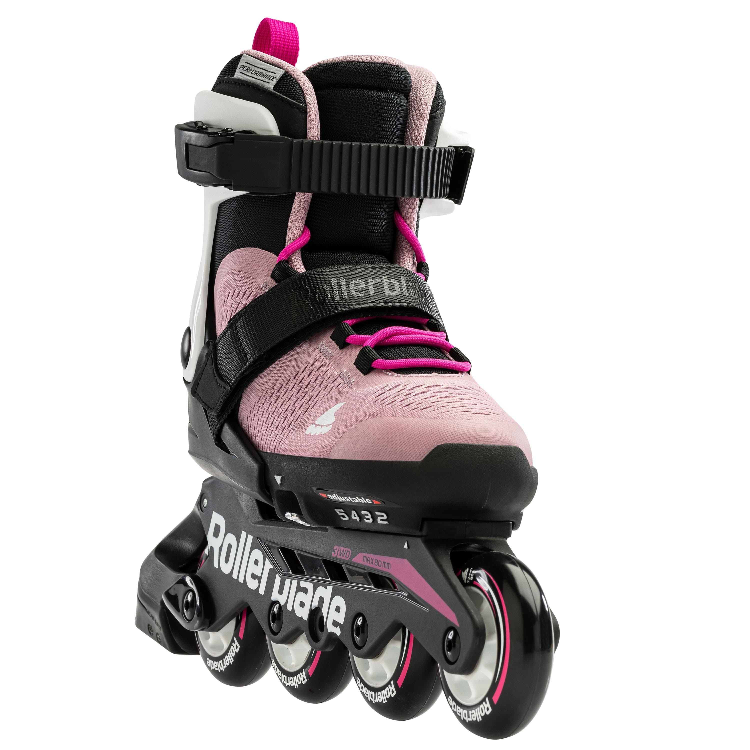 Rollerblade Microblade Stækkanlegir Línuskautar - Bleikur