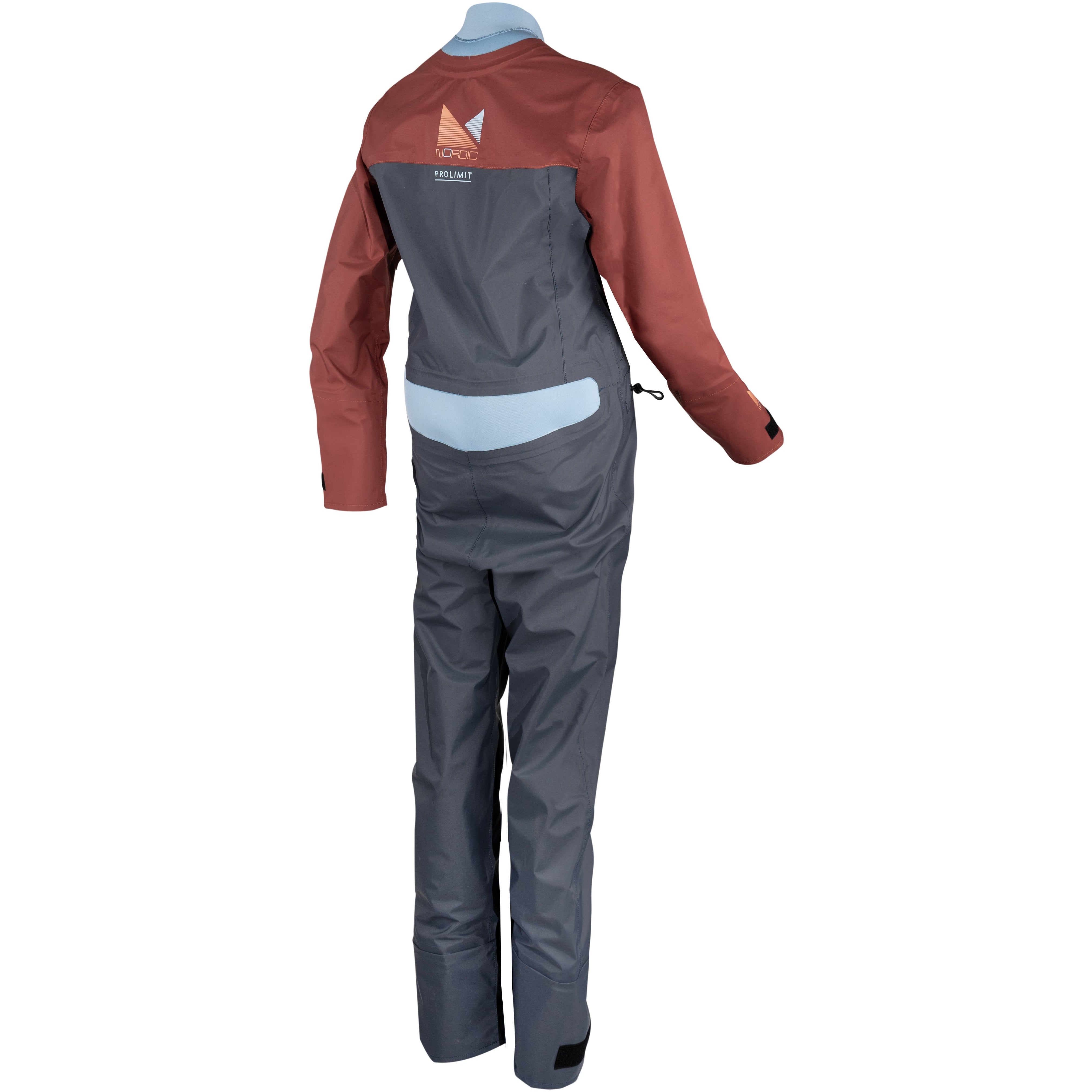 Prolimit Nordic SUP Drysuit Pure Girl - Steel Blue/Burgundy