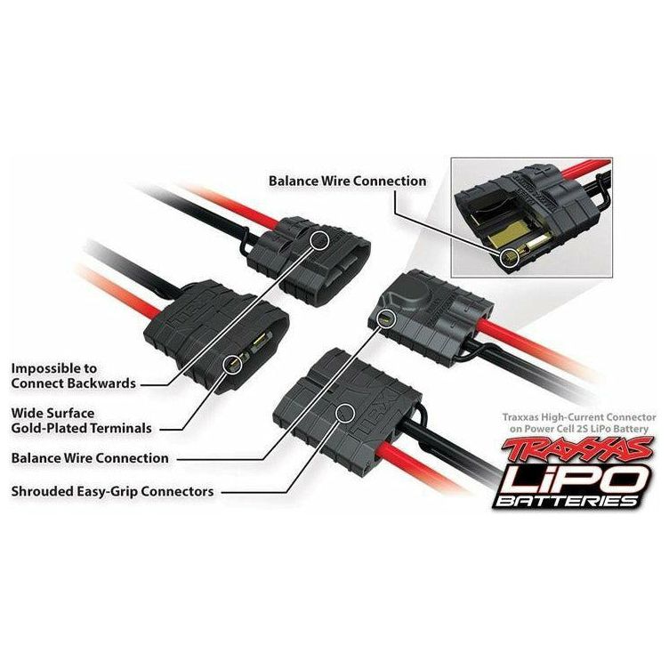 TRAXXAS Li-Po Battery 2S 7,4V 7600mAh 25C iD-connector