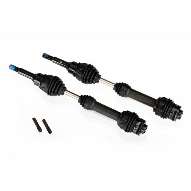 Traxxas Driveshaft Front Steel (2) Rustler, Slash, Stamp, Hoss - 4x4