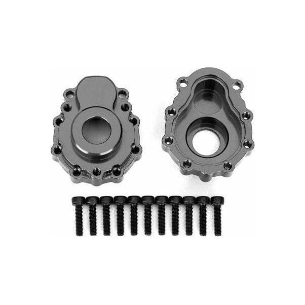TRAXXAS Portal Housing Outer Alu Grey Front/Rear (2) TRX-4/6