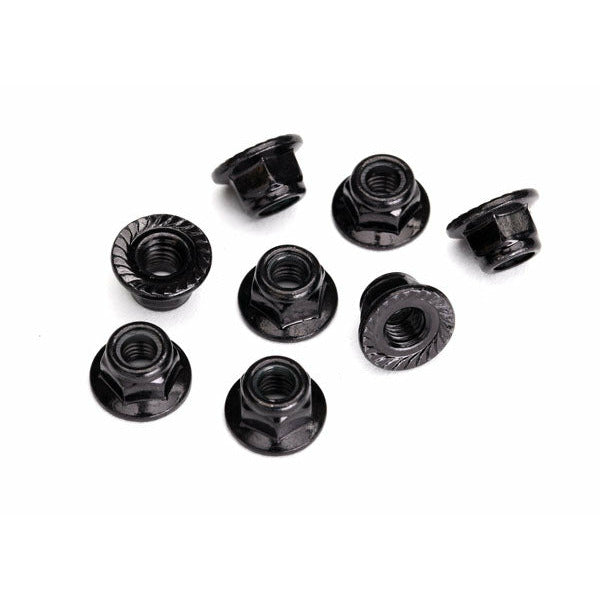 TRAXXAS Lock Nut Flanged M5 Steel (8)
