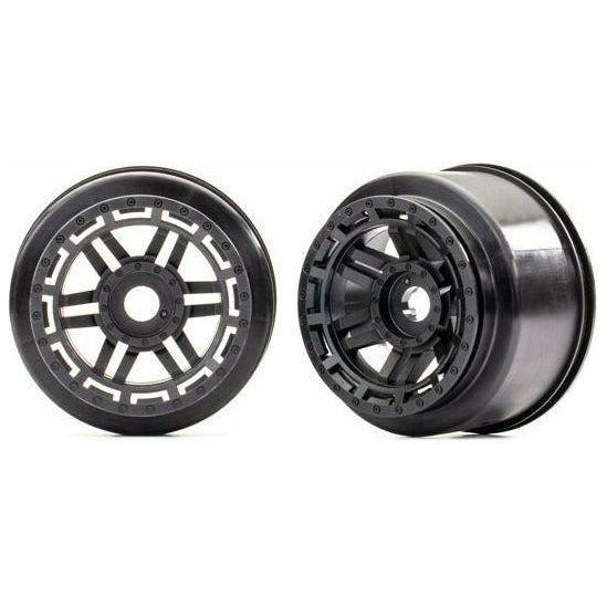 TRAXXAS Wheels Black (17mm) 2,8" (2)