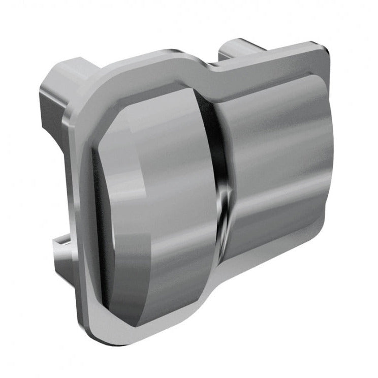 Traxxas DifferentIal Cover Front/Rear Satin Chrome (2)