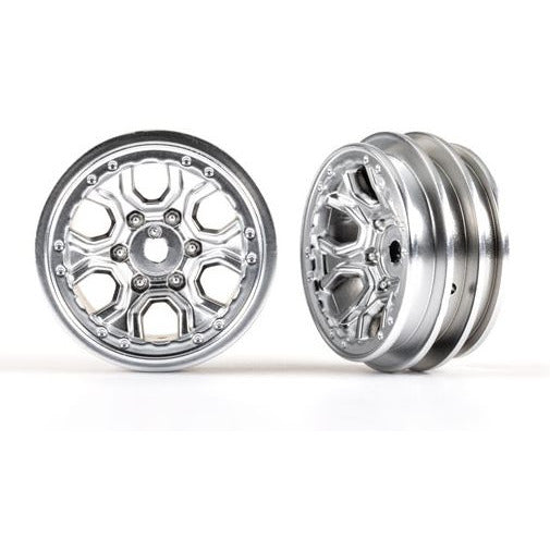 Traxxas Wheels Spider Satin Chrome 1.0 (2)