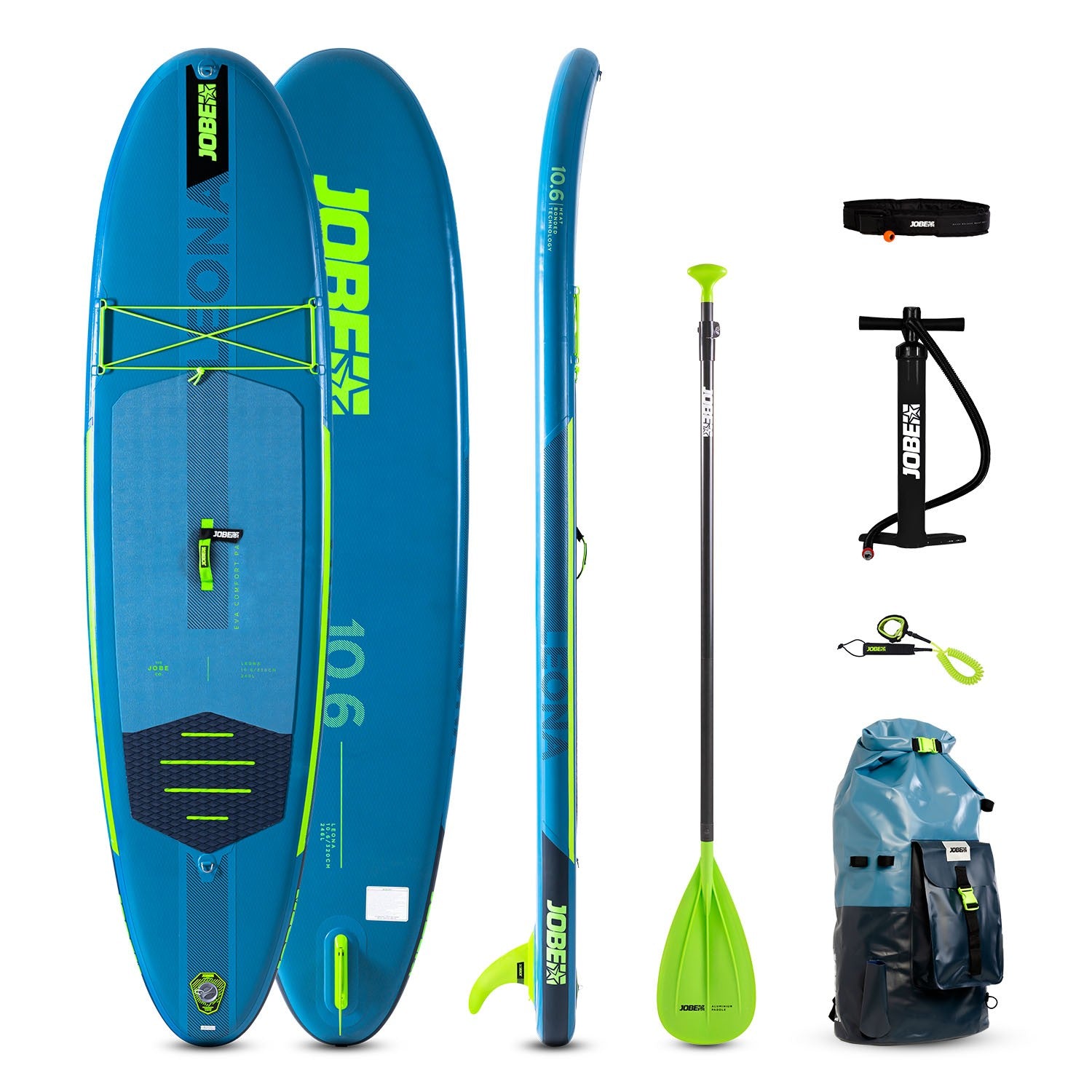 JOBE LEONA 10.6 INFLATABLE PADDLE BOARD PACKAGE
