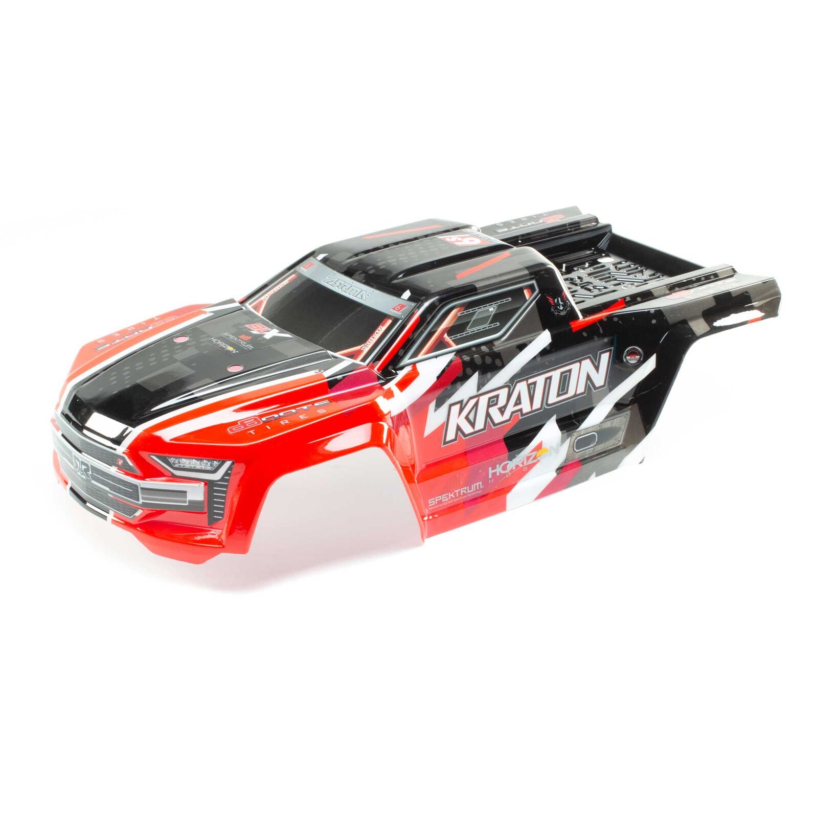 Painted, Decaled and Trimmed Body, Red: KRATON 6S BLX