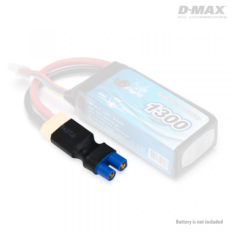 D-MAX Connector Adapter XT60 (male) - EC3 (female) - Krakkasport.is