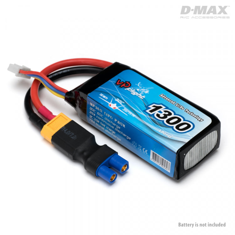 D-MAX Connector Adapter XT60 (male) - EC3 (female) - Krakkasport.is