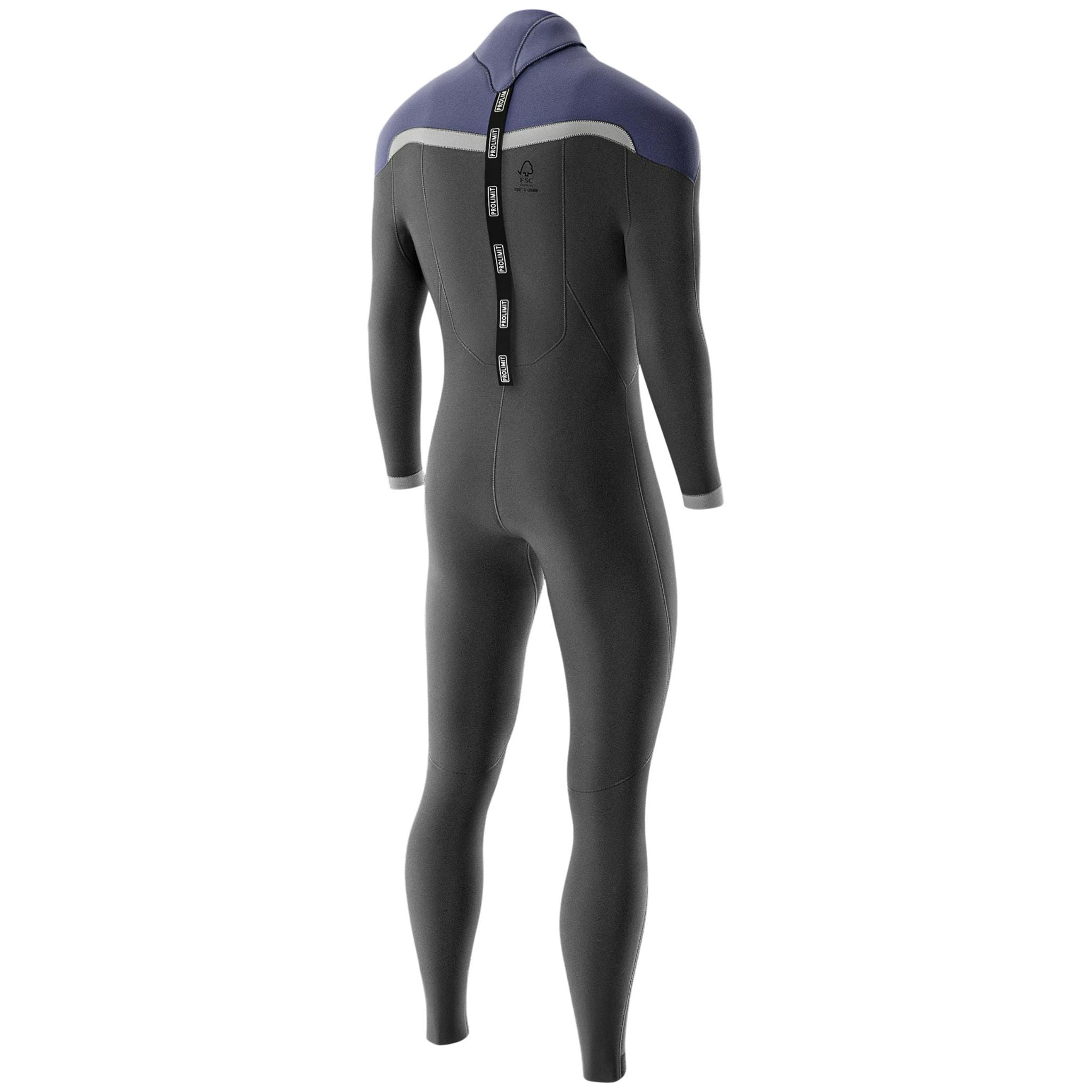 Prolimit Ace Steamer Blautbúningur Backzip 4/3
