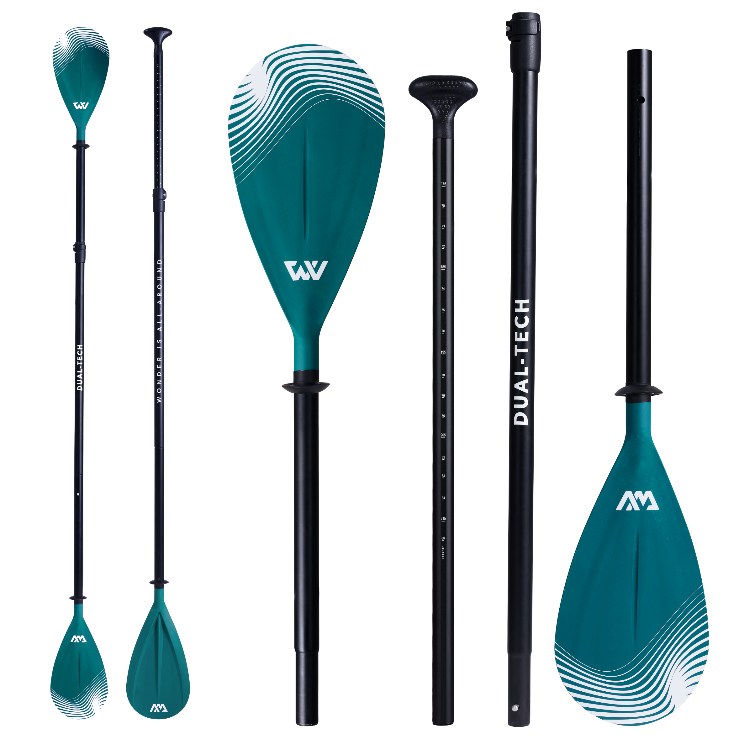 Aqua Marina DUAL-TECH 2-in-1 Adjustable Paddle for SUP & Kayak