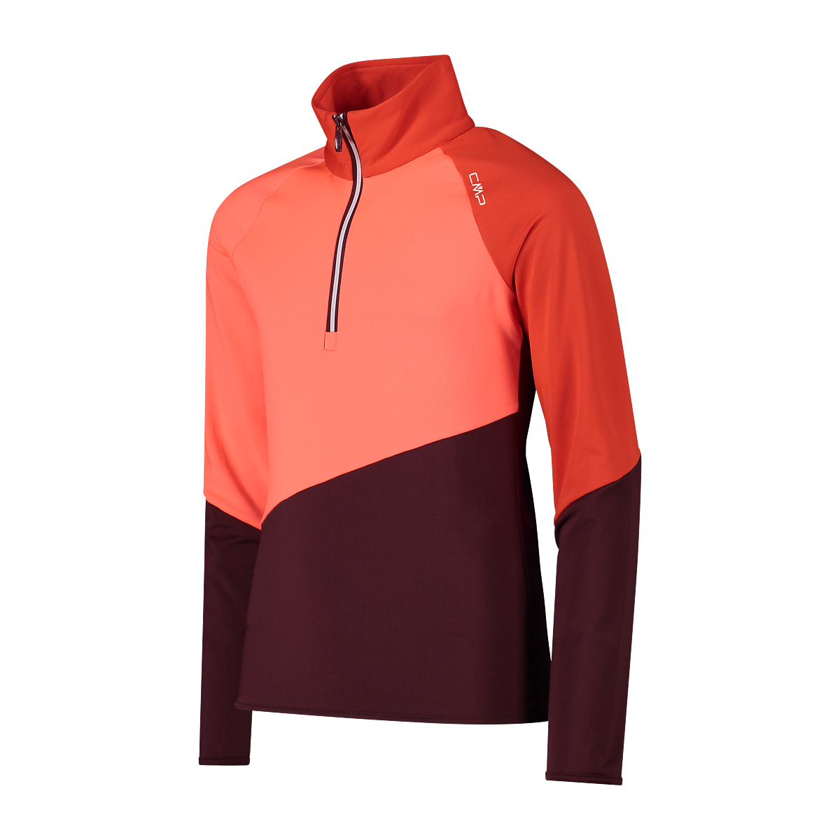 CMP softech half-zip turtle neck - rauð