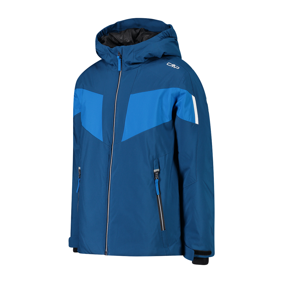 CMP color block twill ski jacket - Blár