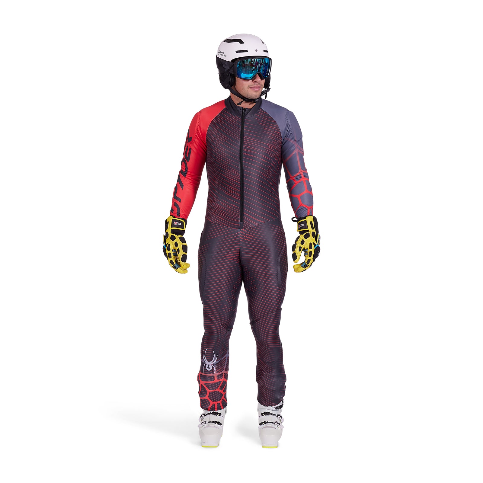 Spyder Nine Ninety Race Suit - Rauður