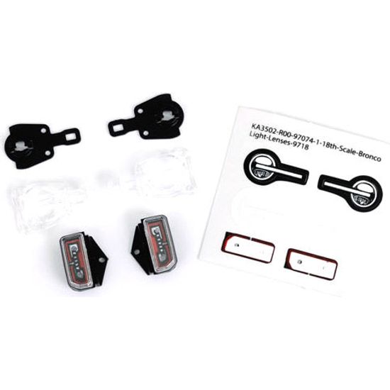 Traxxas LED Lenses Set Complete Ford Bronco TRX-4M