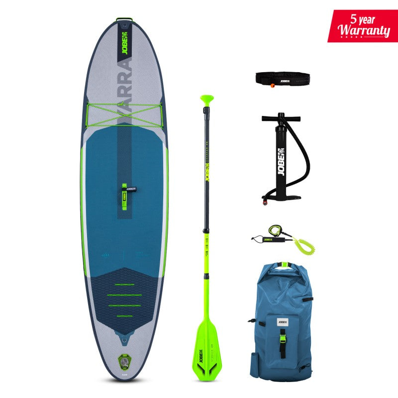 JOBE YARRA 10.6 INFLATABLE PADDLE BOARD PACKAGE - STEEL BLUE