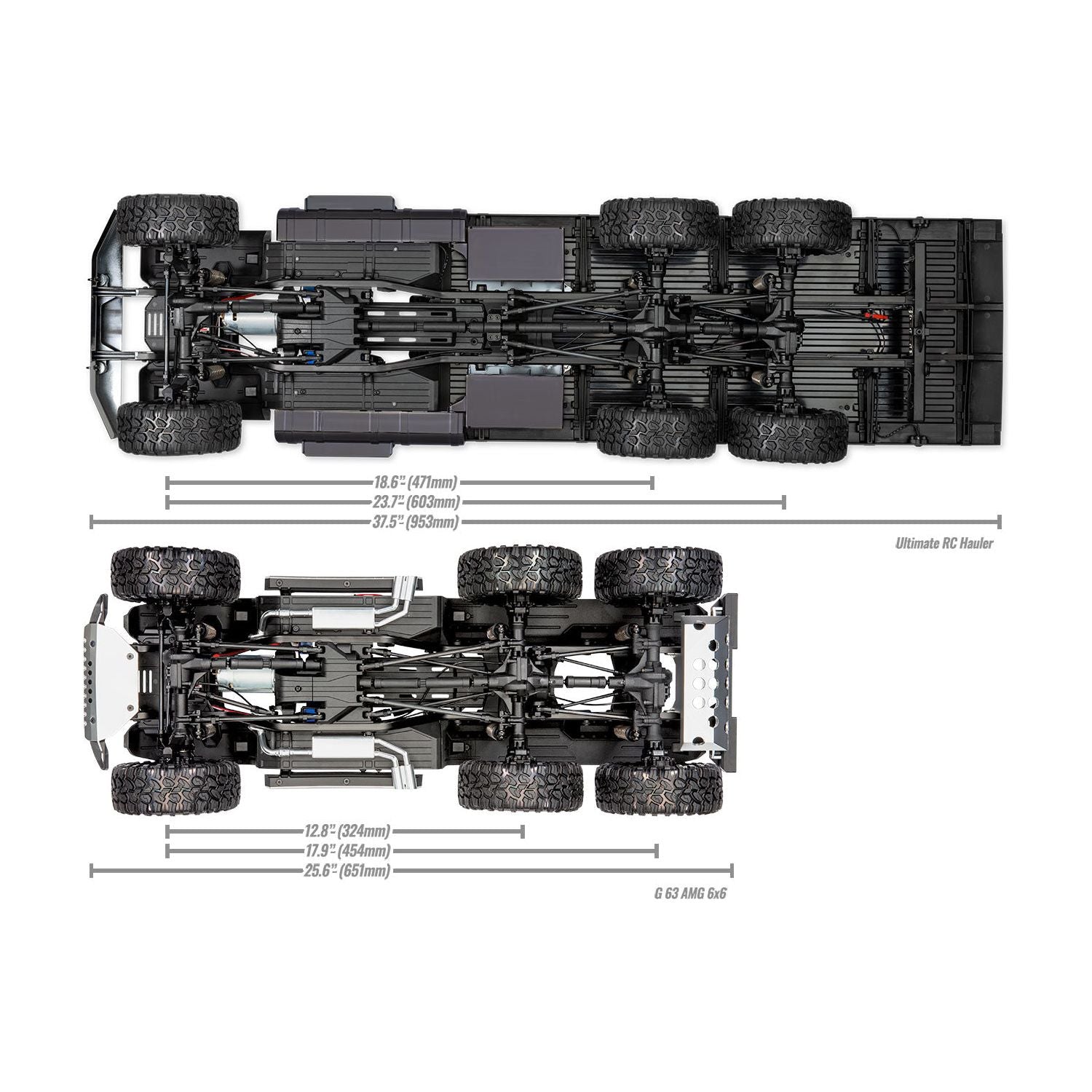 Traxxas TRX-6 Ultimate RC Hauler 6x6 TQi