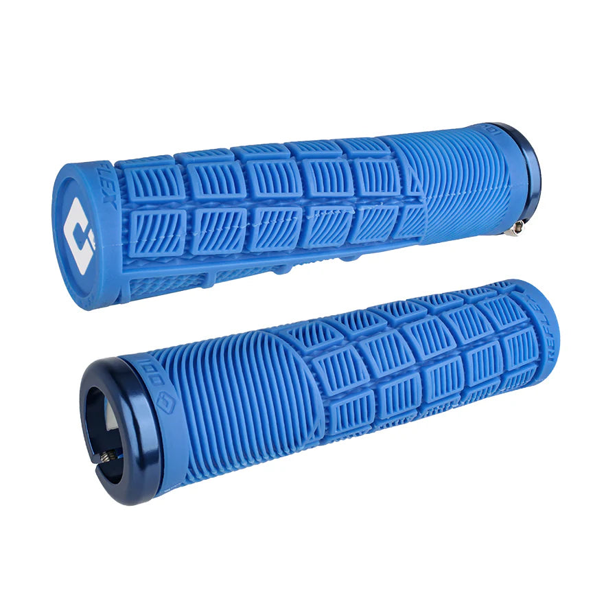 ODI REFLEX LOCK-ON GRIPS (135MM) - Blue