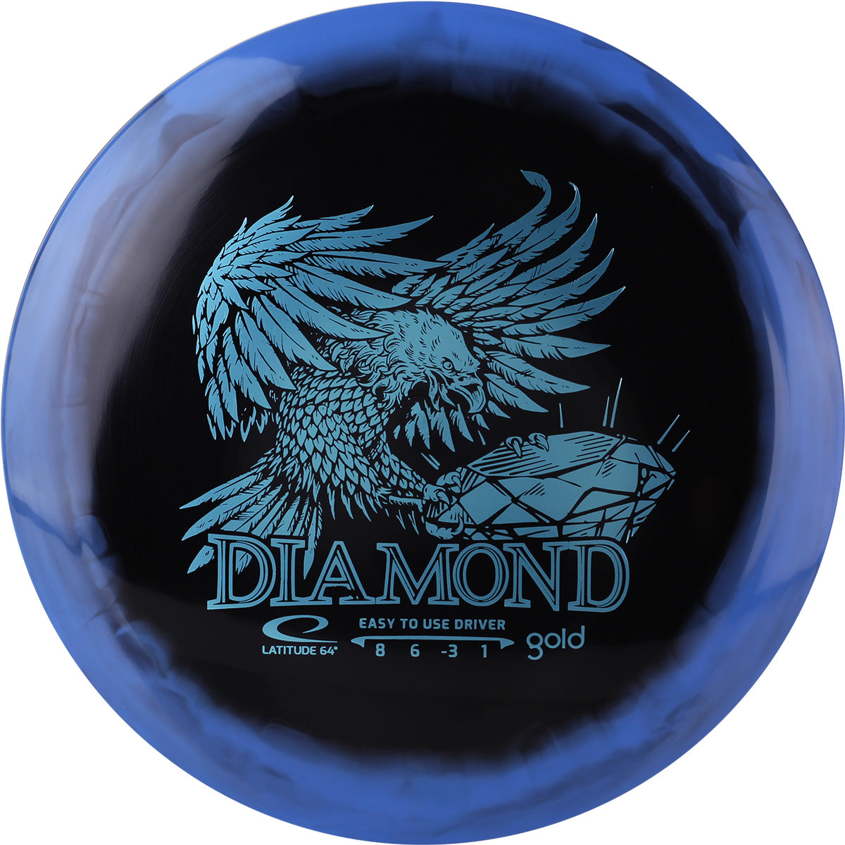 GOLD ORBIT DIAMOND - INVERTED STAMP