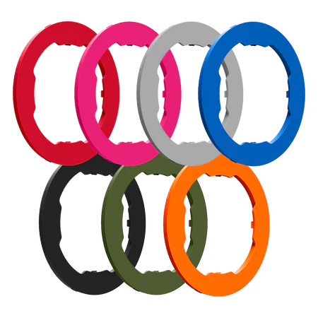 Coloured MAG Rings