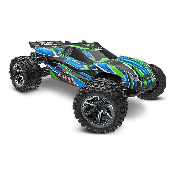 Traxxas Rustler 4x4 VXL 1/10 RTR TQi TSM HD Green w/o Battery & Charger