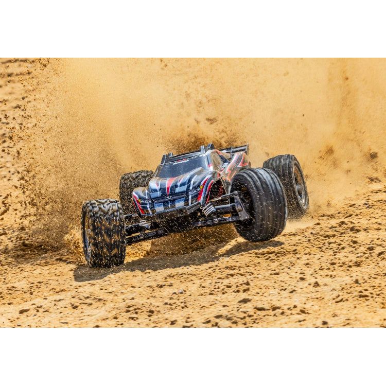 Traxxas Rustler 4x4 VXL 1/10 RTR TQi TSM HD Red w/o Battery & Charger