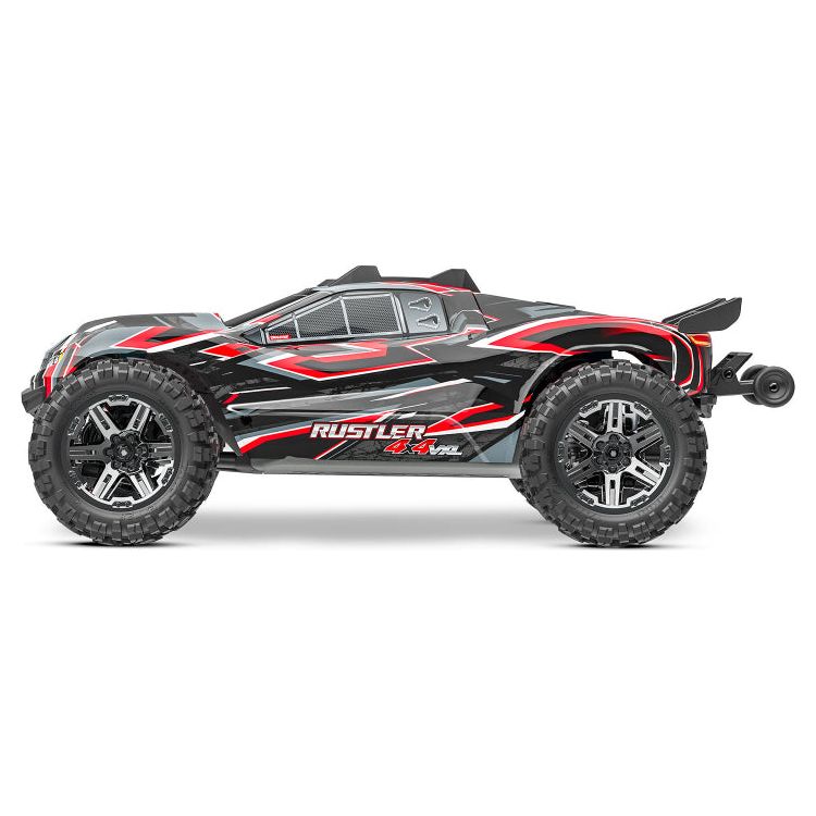 Traxxas Rustler 4x4 VXL 1/10 RTR TQi TSM HD Red w/o Battery & Charger