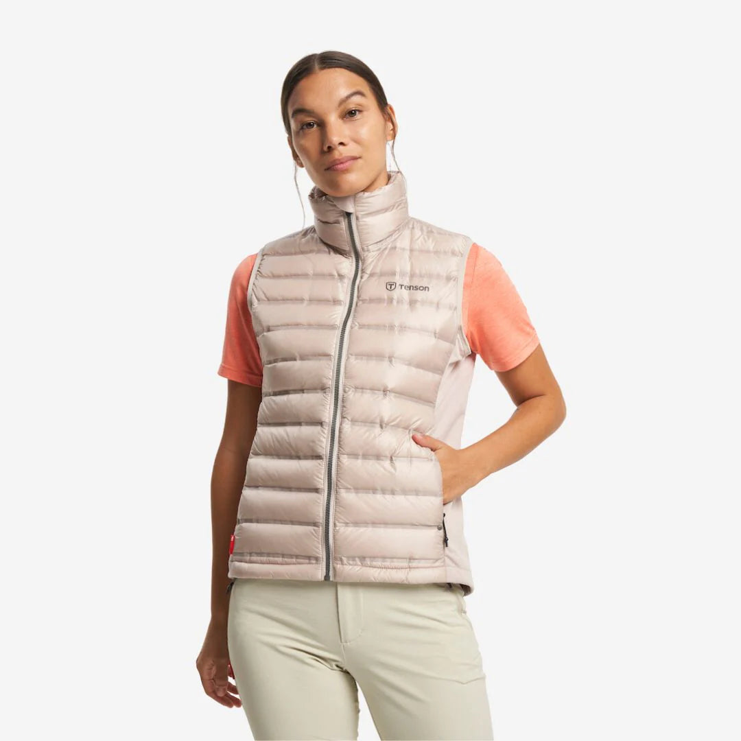 TXLITE DOWN VEST WOMENS LIGHT - PINK/BEIGE