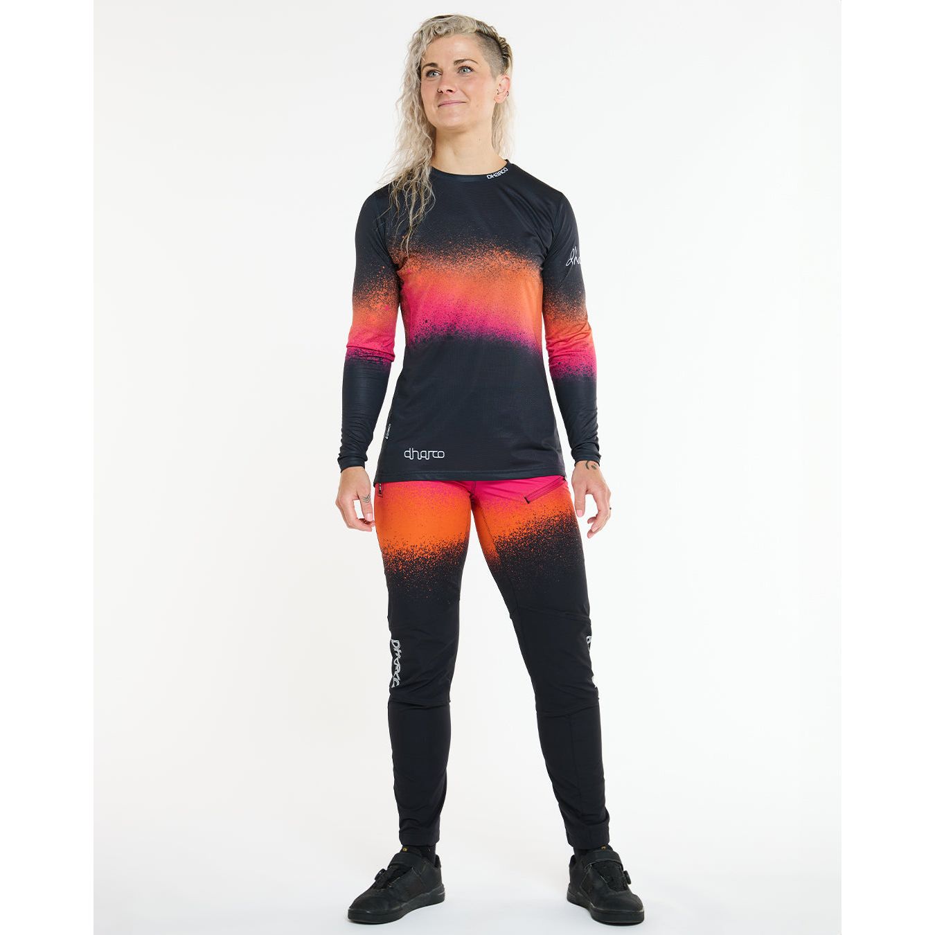 Dharco Women Race Jersey - Black Snake