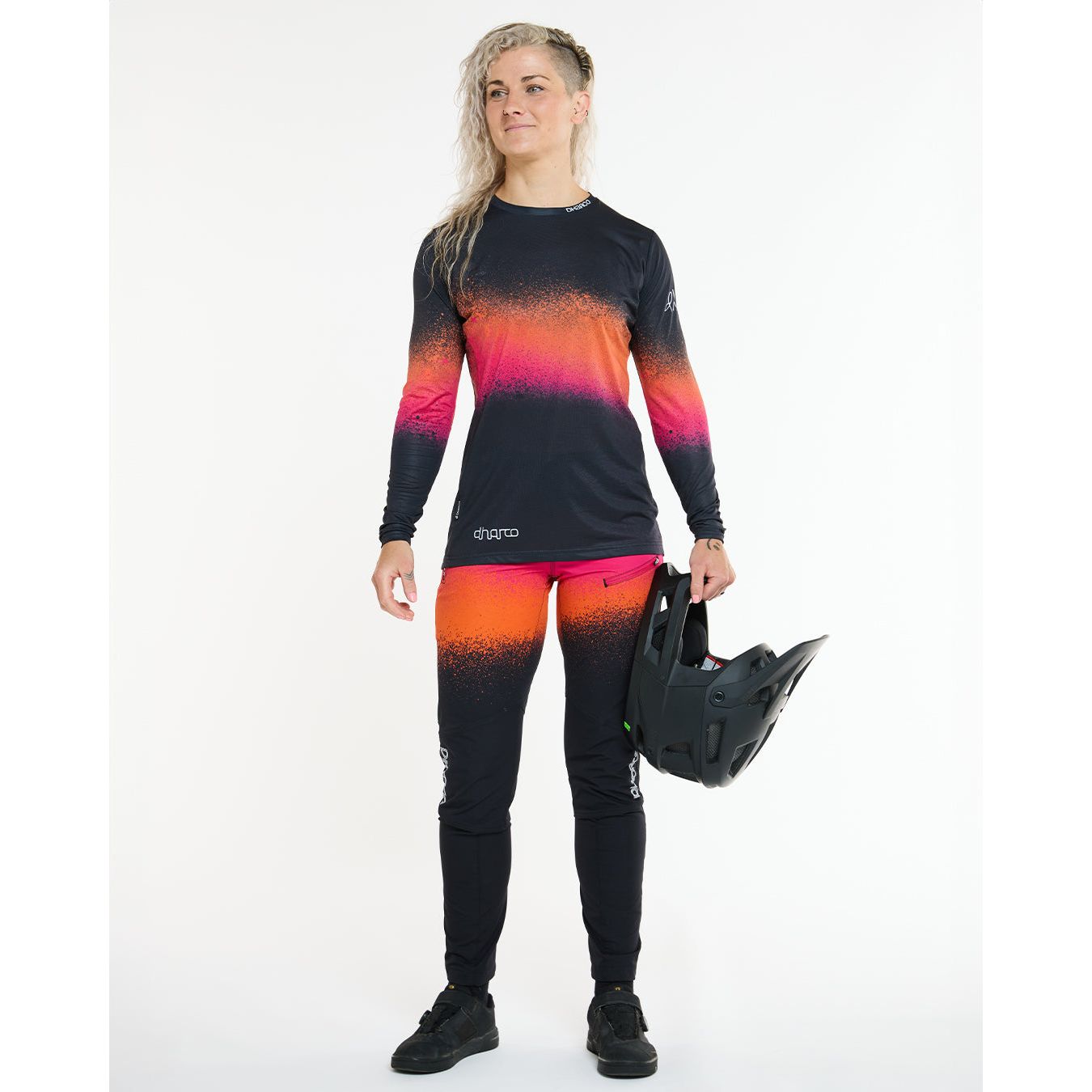 Dharco Women Race Jersey - Black Snake