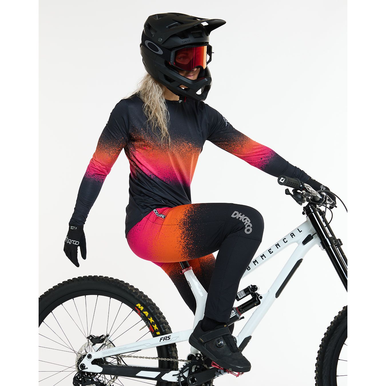 Dharco Women Race Jersey - Black Snake