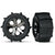 TRAXXAS Tires & Wheels Paddel/ All-Star Black Chrome 2.8" TSM Rear